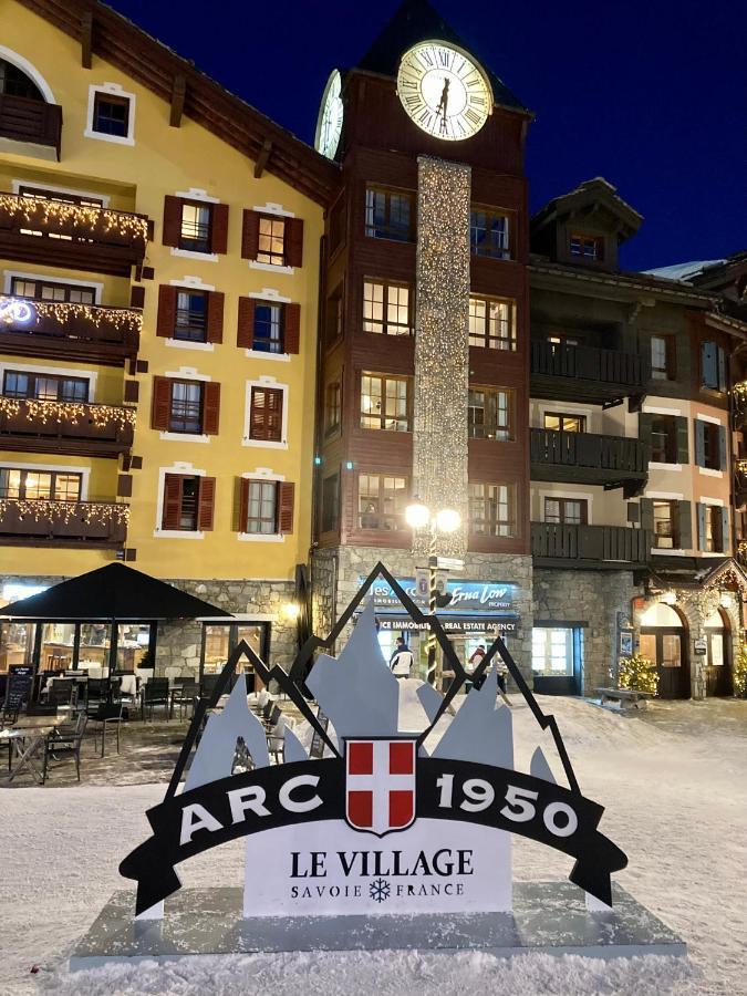 Appartement Arc 1950 M, Ski Au Pied, Piscine Exterieure Chauffee, Remontees Mecaniques A 100M, Sauna Et Salle De Sports Les Arcs  المظهر الخارجي الصورة