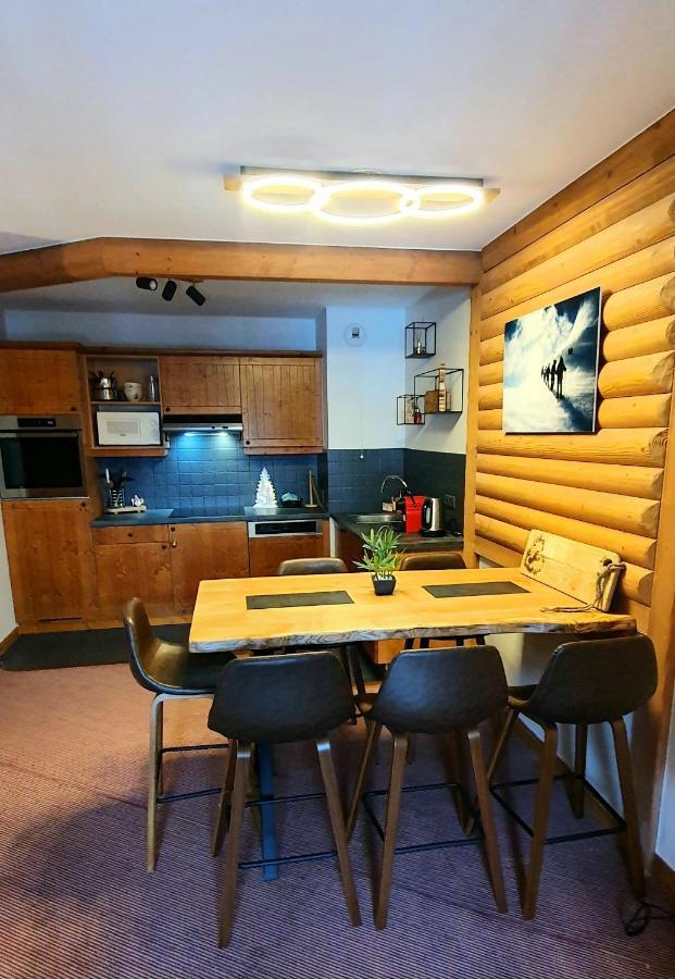 Appartement Arc 1950 M, Ski Au Pied, Piscine Exterieure Chauffee, Remontees Mecaniques A 100M, Sauna Et Salle De Sports Les Arcs  المظهر الخارجي الصورة